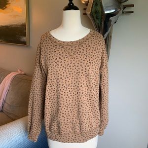 Abercrombie + Fitch Animal Print Crewneck Sweatshirt